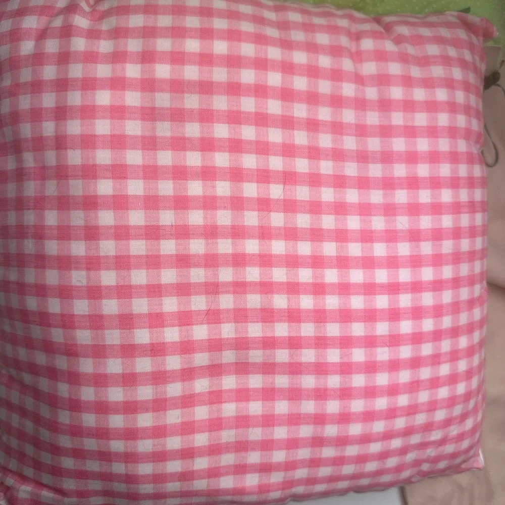 Ribbon Pillows By Marsha Lot;2 Small Fairy/Cottage Core Green & Pink Pillows NWT